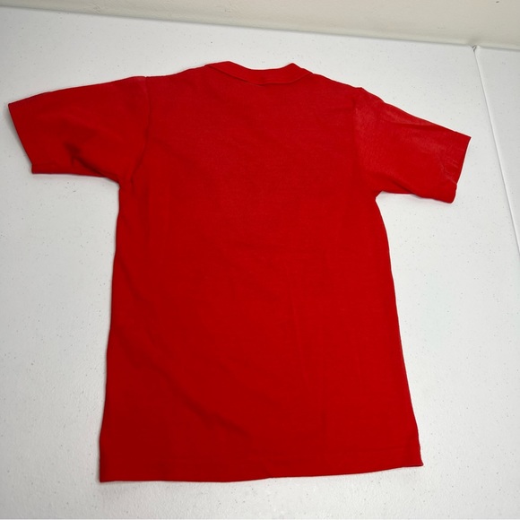 Vtg University of Kansas KU Jayhawks single stitch t shirt YOUTH size small - Picture 5 of 7